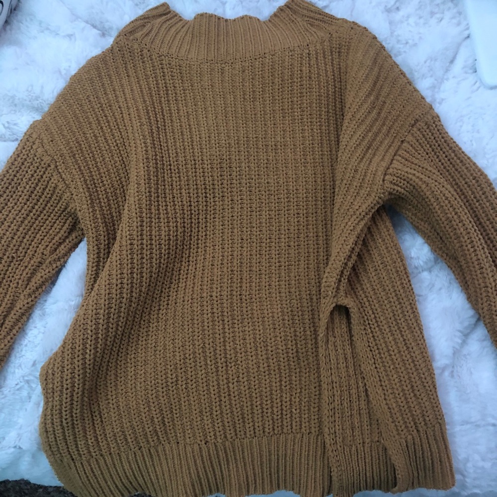 yellow aerie sweater